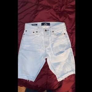 Hollister skinny denim shorts